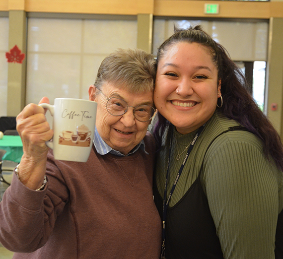 food on plates set out for youth